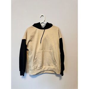 SHEIN color block tan sweater size medium